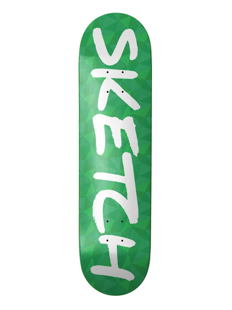 Typeface II Emerald Skateboard Deck