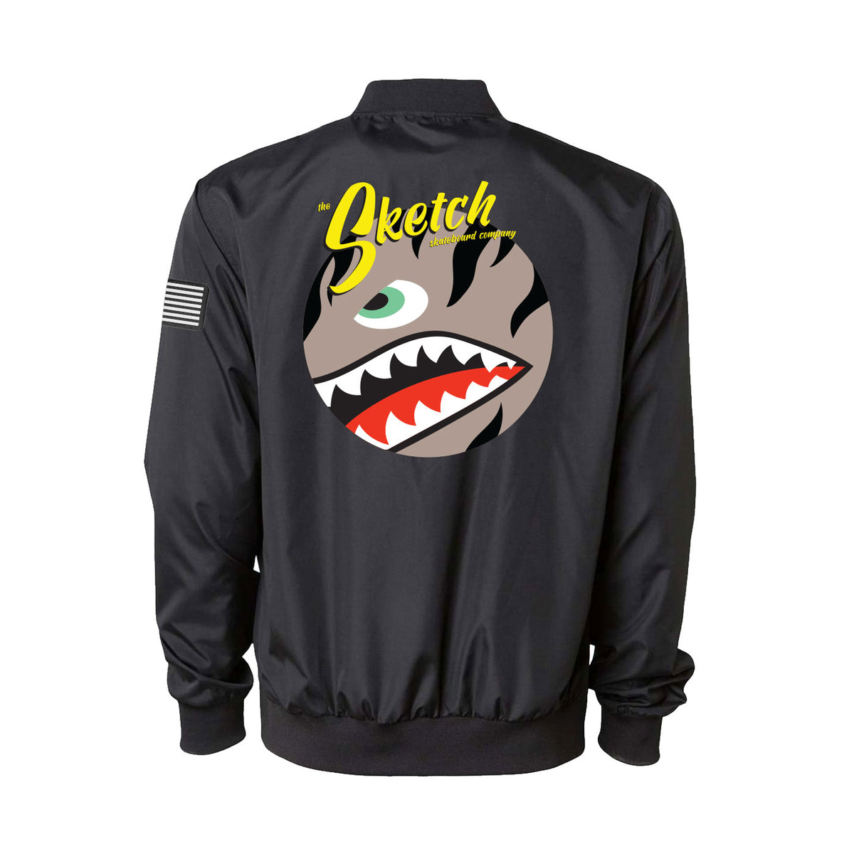 Warbirds Desert Tiger Bomber Jacket Sketch Skateboards